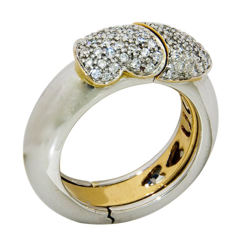 Ten of ♣ Diamond Pave I LOVE YOU Ring, #IZTTT_8 - Click Image to Close
