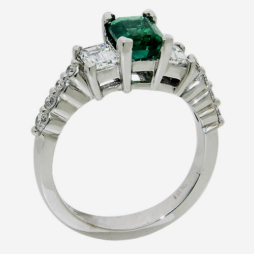 The Empress Emerald Gemstone Ring, #LRAITT_8 - Click Image to Close