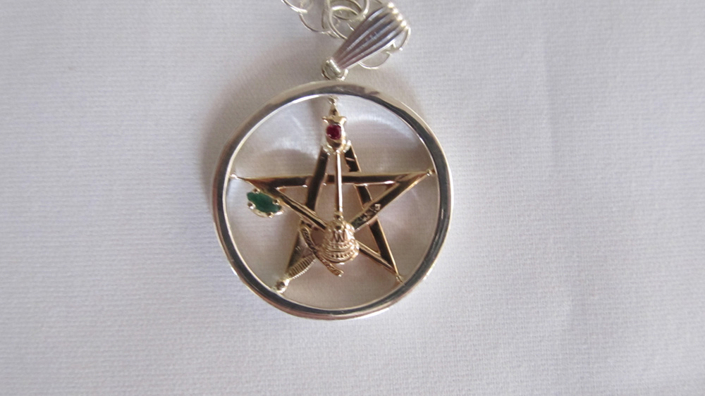 The Magician - Sterling Silver w/14K Yellow Gold, Ruby & Emerald
