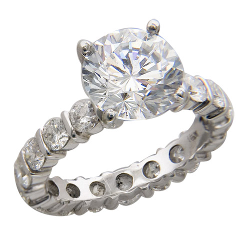 Queen of ♦ Diamond Engagement Ring, #UTJJM_8 - Click Image to Close